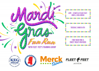 Mardi Gras Fun Run with FFJXN training